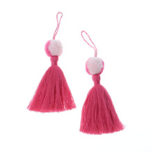 Pompom handmade tassel for decorcate